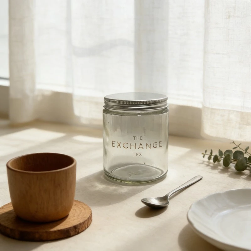 Multi Purpose Glass Storage Jars With Airtight Lids