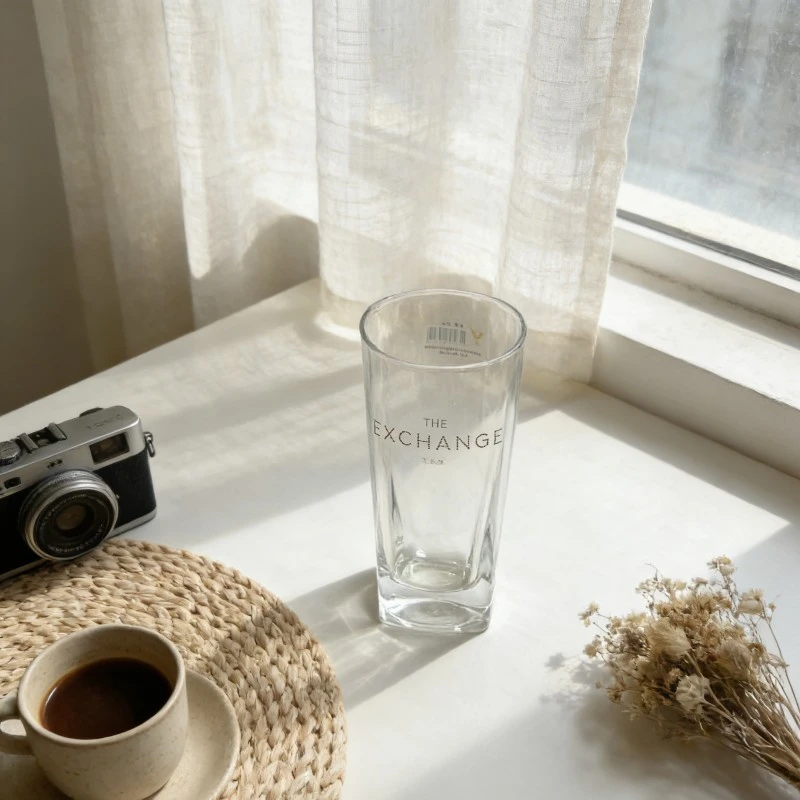Square Highball Borosilicate Glass Tumblers
