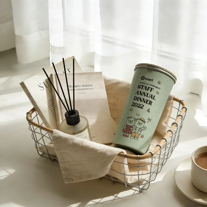 Double Layer Wheat Straw Cup